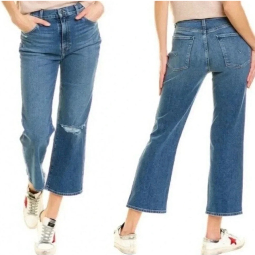 Hudson Jeans Noa Mid-Rise Cropped Straight Womens Size‎ 28